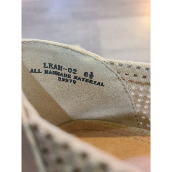 Bamboo 6.5 womens cream/ beige cork wedges - Picture 6 of 8